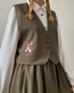 جلیقه دامن برگ - Image 3